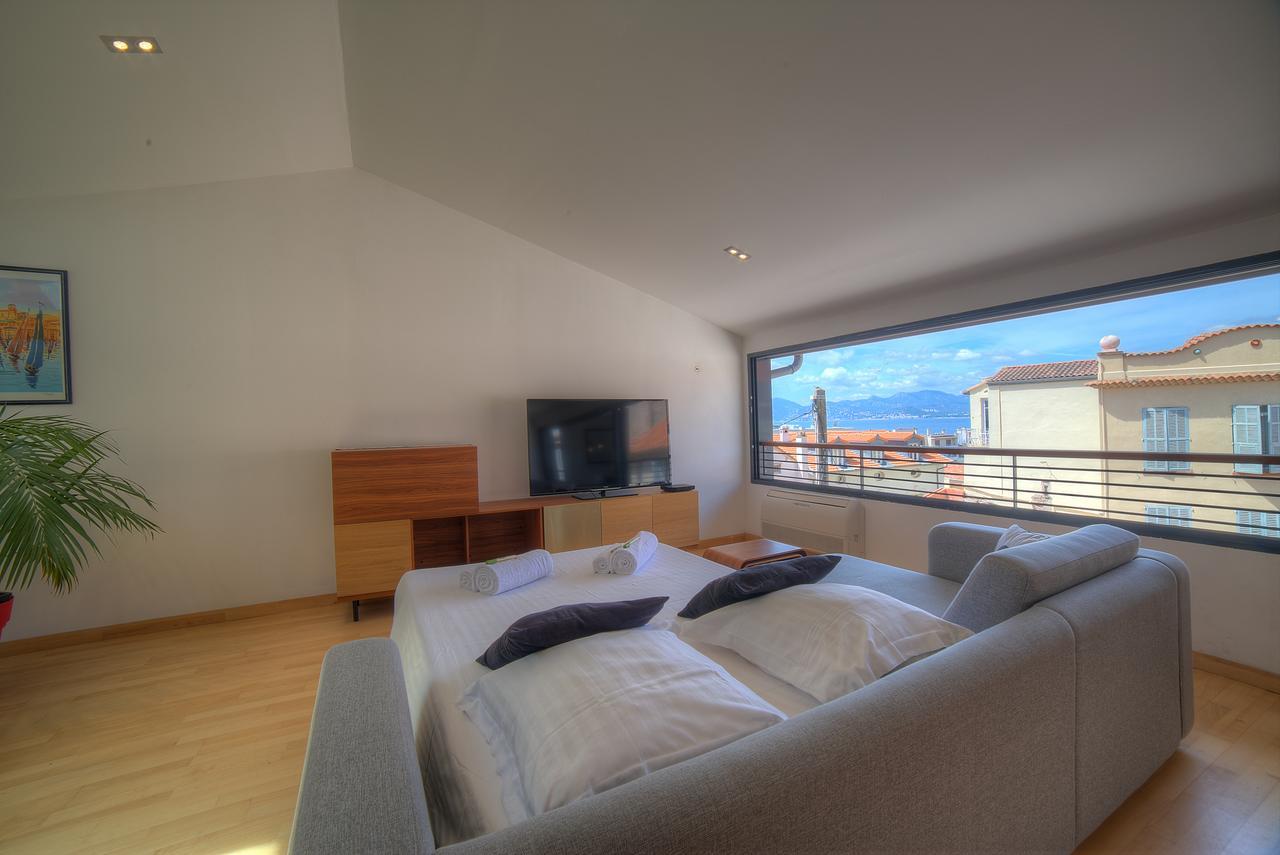 Immogroom - Beautiful Duplex - Sea View - Quiet - Ac - Wifi - Garage 戛纳 外观 照片